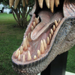 Jurassic Park T-Rex Life Sized Foam Carved Bust