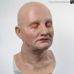 Mrs. Doubtfire special effects makeup display bust