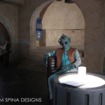 Greedo latex mask and hands