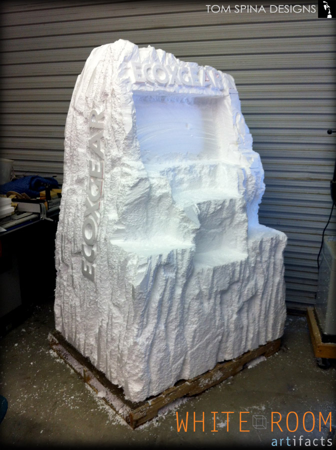 foam trade show booth prop mountain rocks - Tom Spina Designs