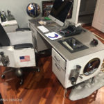 Moon landing lunar lander style desk