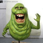 life sized movie prop statue of Slimer Ghost