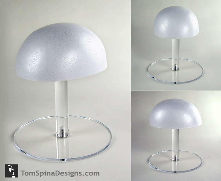 Hat Stand with Acrylic Riser - Tom Spina Designs » Tom Spina Designs