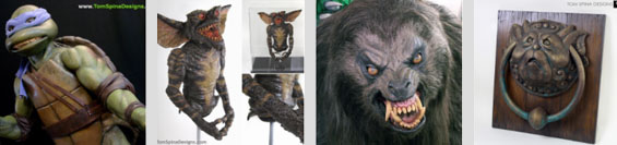 TMNT costume, Gremlins Puppet, American Werewolf in london, Labyrinth
