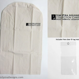 42" archival suit bag cotton muslin costume hanger bag