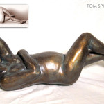 faux bronze statue of comedian Jeffery Ross for DIY Network