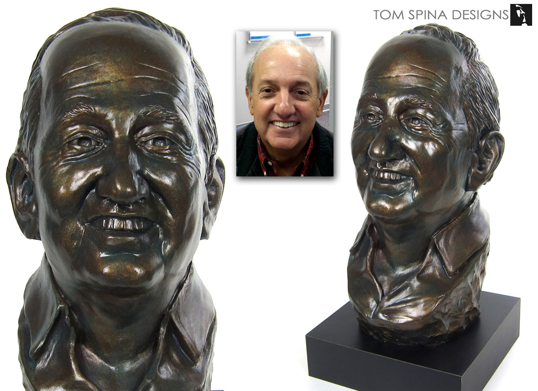 Inhibere rim temperament Life-sized Bronze Busts From Photos Corporate Gifts - Tom Spina Designs »  Tom Spina Designs