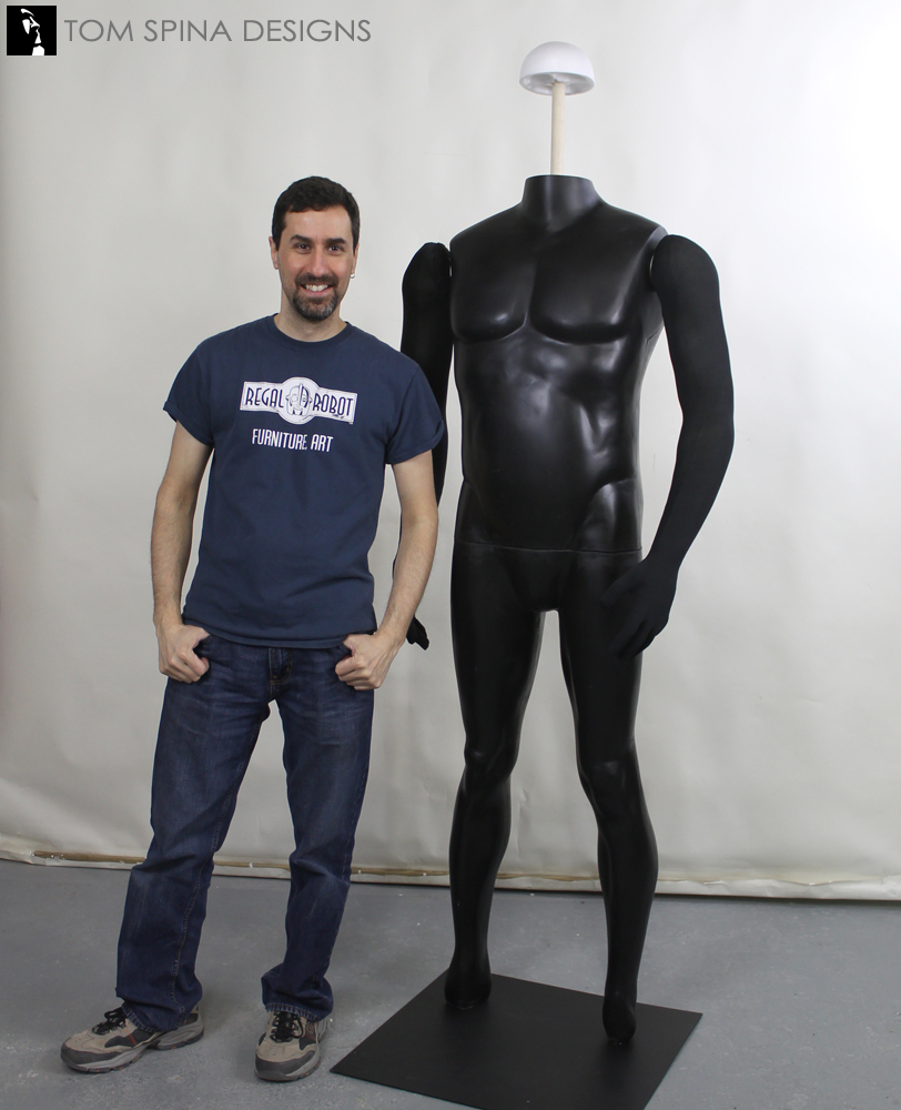 Extra Large Male Mannequin - Muscular, Tall, Heavy Duty! - Tom Spina  Designs » Tom Spina Designs