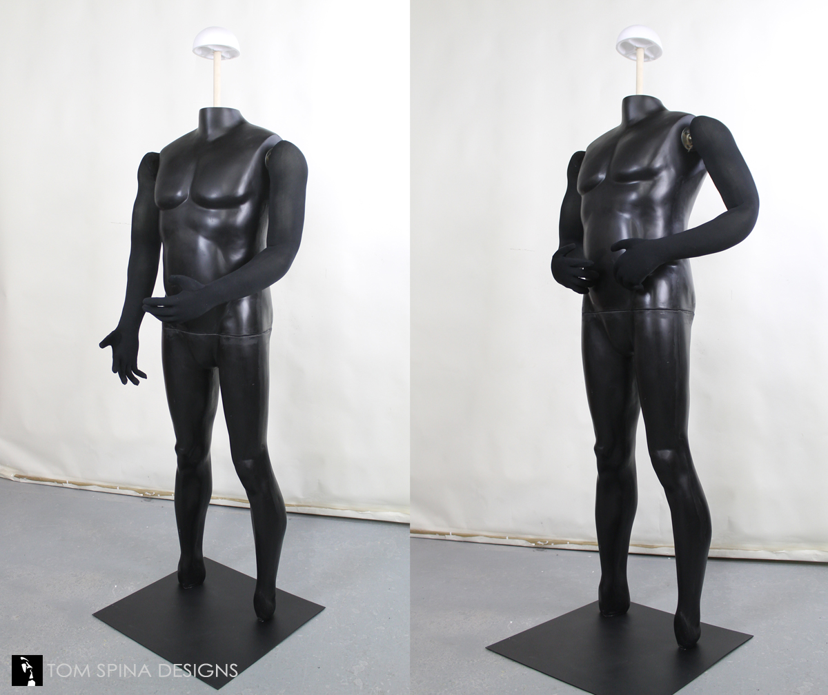  Giantex Male Mannequin Torso Adjustable Height