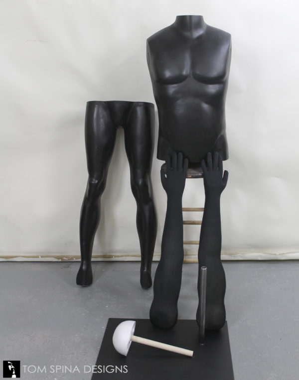 large male mannequin, giant mannequin body
