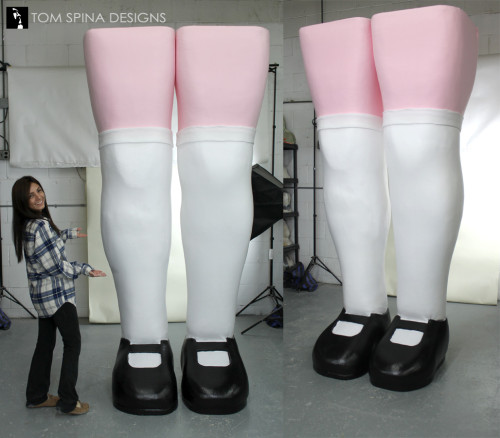 Alice in Wonderland Props - foam legs for party