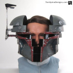 Life Sized Boba Fett helmet for Star Wars Charity