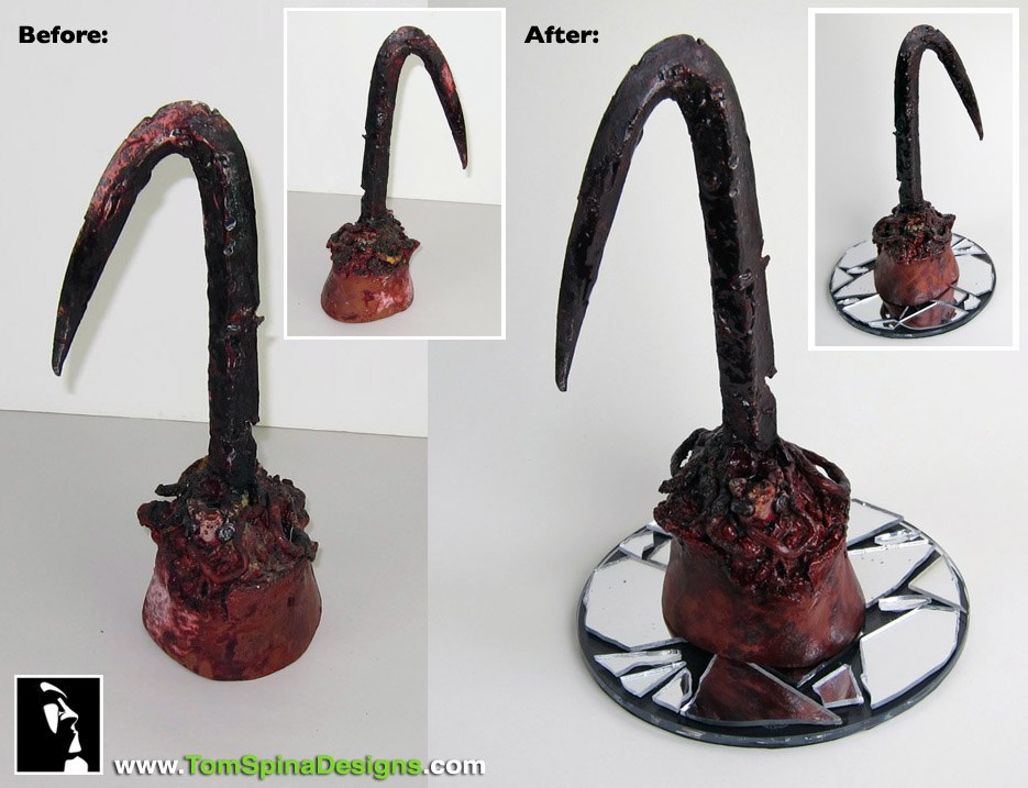 Tony Todd Candyman Hook Movie Prop Conservation - Tom Spina