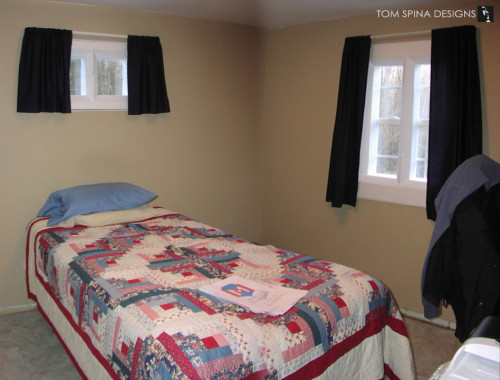 bedroom awaiting custom decor