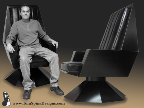 galactic throne metal chair movie themed furniture for home theater or office