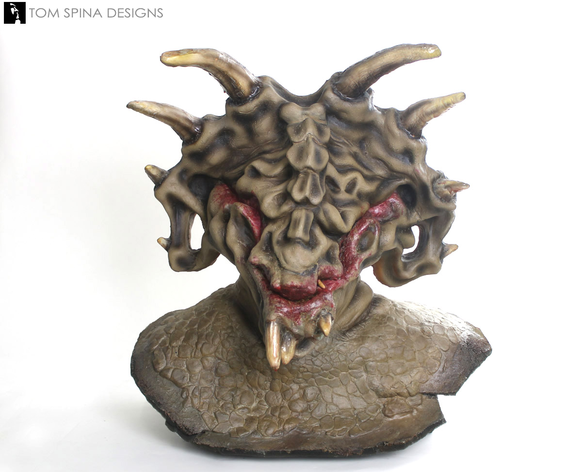 Star Trek Darmok mask of the Next Generation El Adrel IV creature latex and foam movie prop