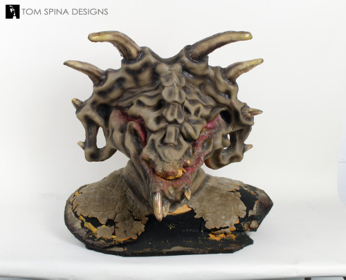 El Adrel IV creature latex and foam movie prop