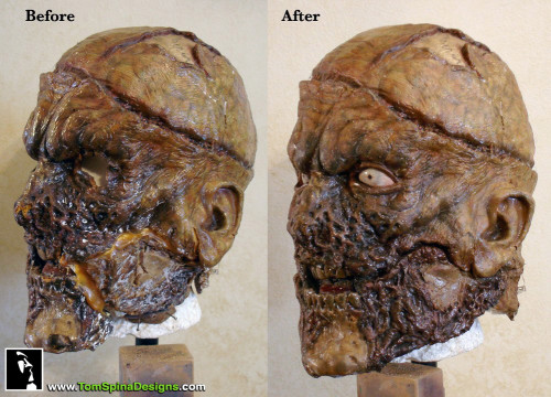 Evil Ash Mask Army of Darkness Movie Prop Restoration