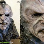 Farscape Scarran TV prop mask restoration