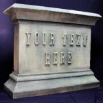 Custom tombstone props from foam