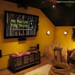 Themed Home Theater Design Man Cave