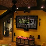 Themed Home Theater Design Man Cave