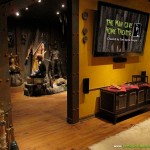 Themed Home Theater Design Man Cave