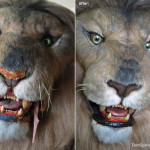 Lifesized Lion Statue Movie Prop Repair