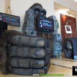 King Kong Home Theater Furniture, custom movie themed foam character sculptures