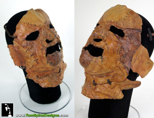 Texas Chainsaw Massacre Leatherface Mask Restoration of KNB effects movie prop