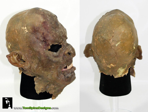 Lord of the Rings Movie Prop Orc Mask Restoration and Conservation