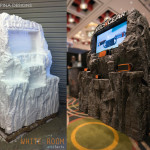 foam trade show booth prop mountain rocks
