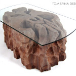 Star Wars table inspired by Boba Fett's mythosaur or bantha skull