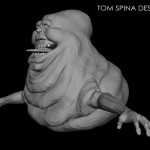 Ghostbusters 3D cgi Slimer Costume Sculpture