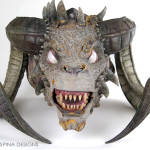 Conservation of an animatronic movie costume head by KNB Effects