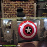 The Avengers desk movie themed office or home theater furniture
