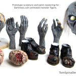 Toy Prototype Sculpting Zombie Halloween Prop