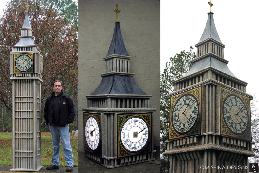 Big Ben custom foam trade show model