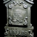 Custom tombstone prop in carved EPS foam