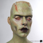 custom frankenstein bride statue for charity