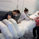 EPS styrofoam sculptors in our New York studio