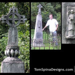 Custom tombstone props carved EPS foam