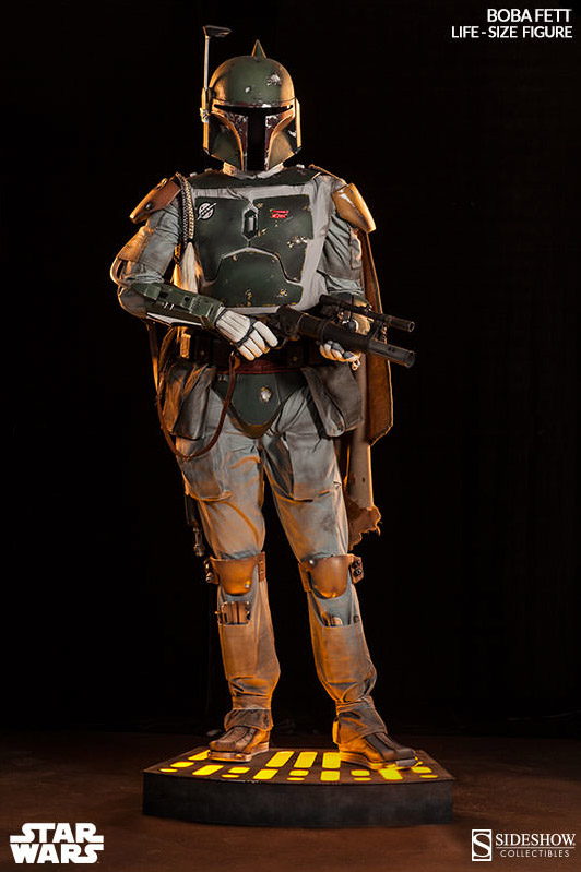 Boba fett shop statue life size