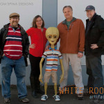 life size alien statue of Brian from Exede Internet