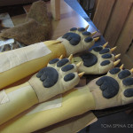 wearable lion costume paws