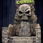 photo-op foam themed prop skull throne