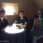 star wars Rodian cosplay rentals with original ROTJ crew