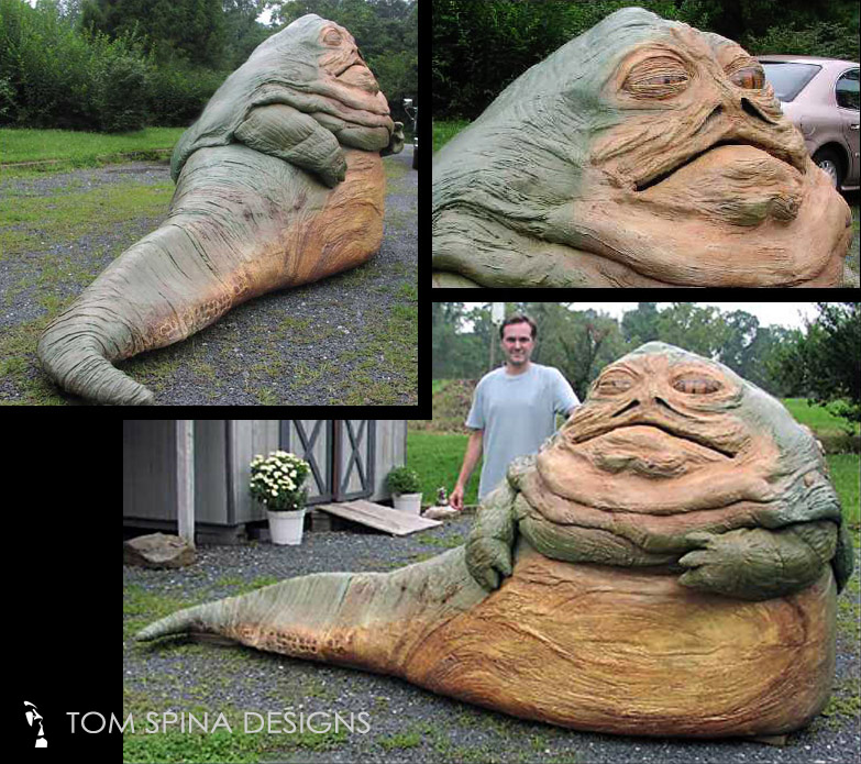Jabba the Hutt life size EPS foam sculpture from Return of the Jedi