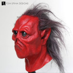 red alien mask for commercial rental