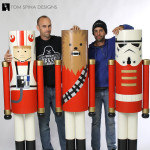 life sized nutcracker props custom holiday window display statues